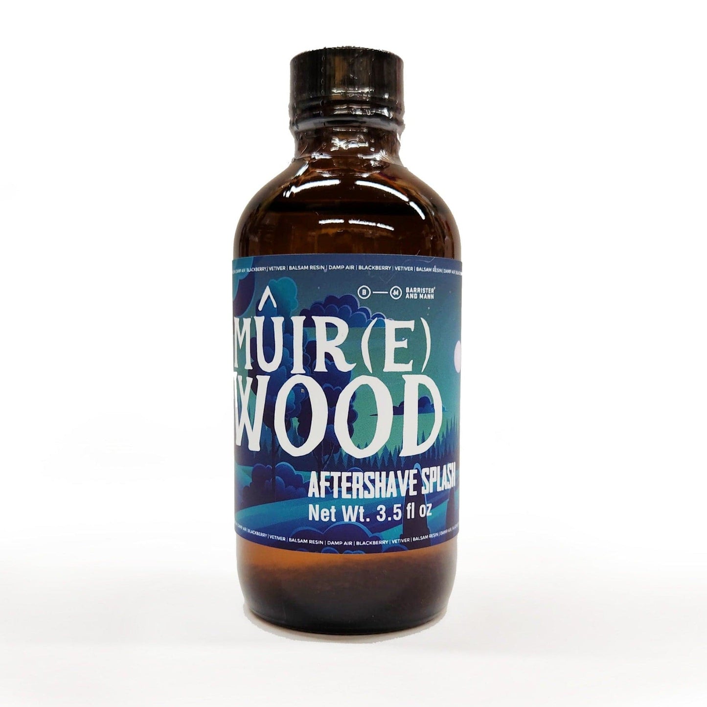 Mûir(e) Wood Alcohol Aftershave Splash - by Barrister and Mann