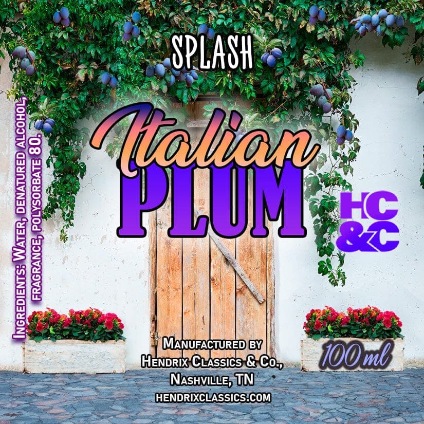 Italian Plum Aftershave Splash - by Hendrix Classics & Co.