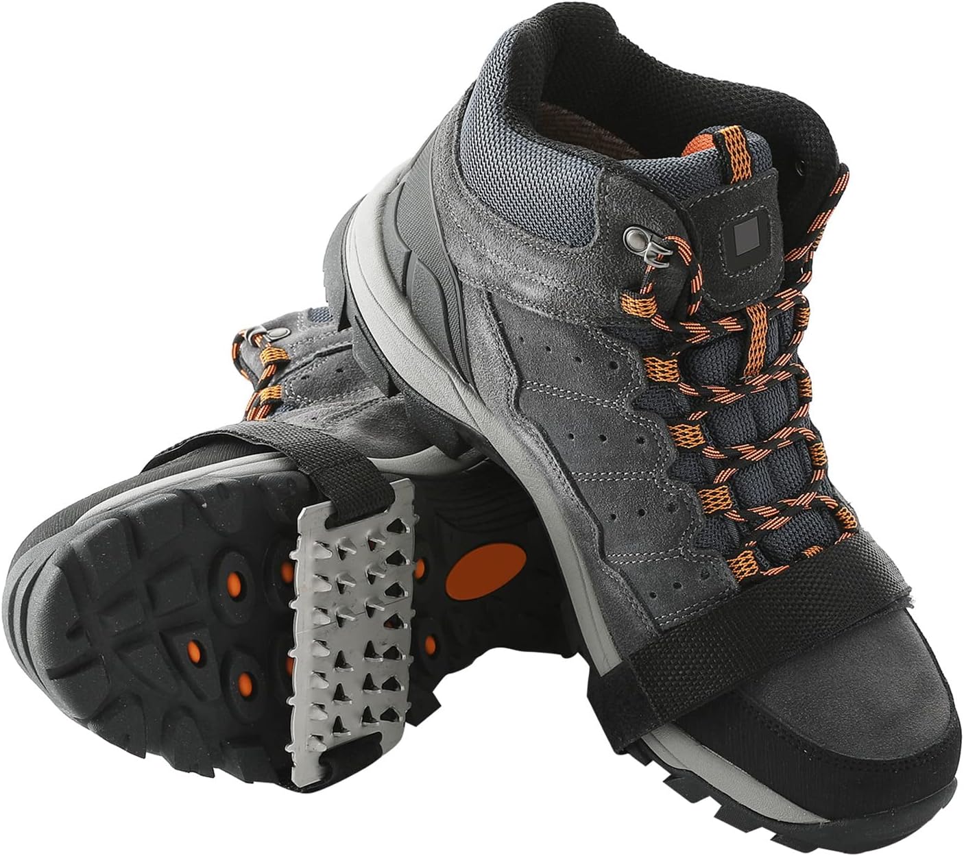 Ice Cleats Snow Traction Cleats for Walking on Snow and Ice Women Men Anti Slip Ice Grips for Hiking Snow Fishing Snow Walking Mountaineering Boots Shoes