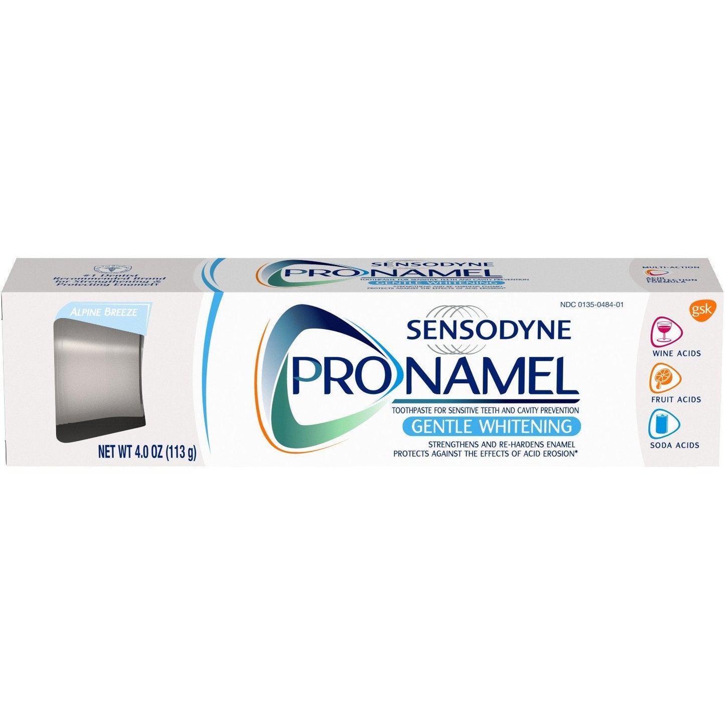 Sensodyne Pronamel Gentle Whitening, Enamel Strengthening Toothpaste, 4 Oz, Pack of 3