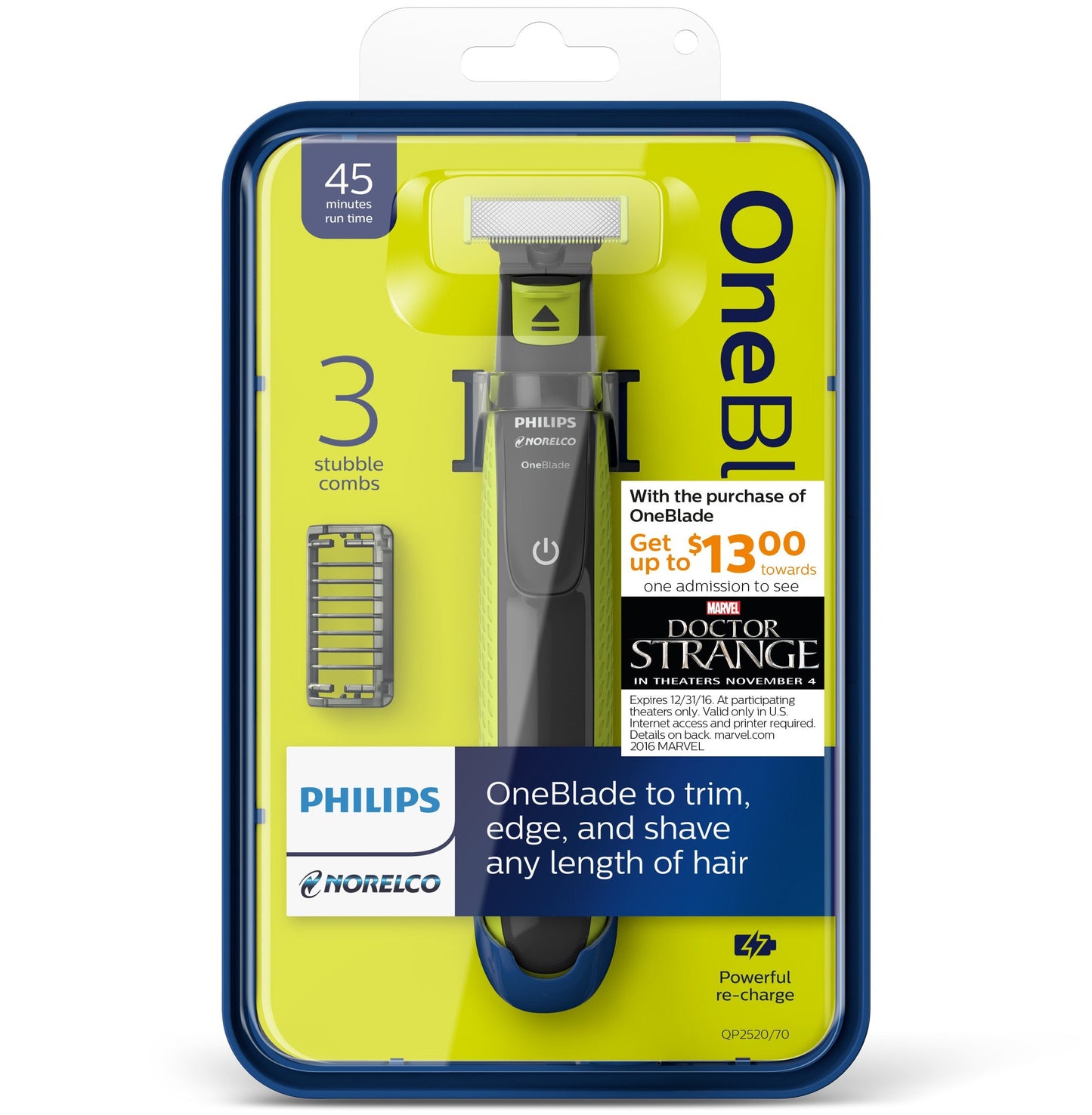 Norelco Philips OneBlade Shaver