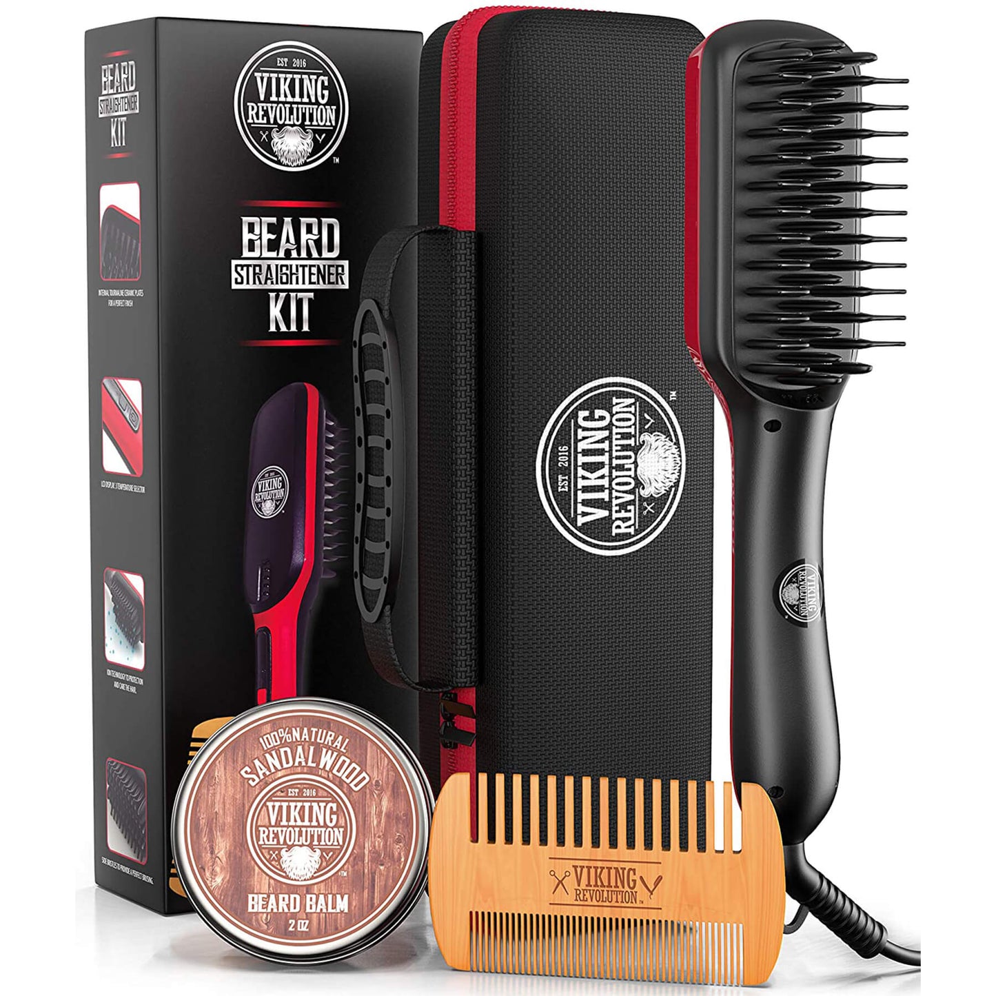 Beard Straightener Brush