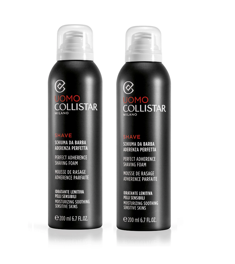 2xPack COLLISTAR Men PERFECT ADHESION SHAVING FOAM - 400 ml