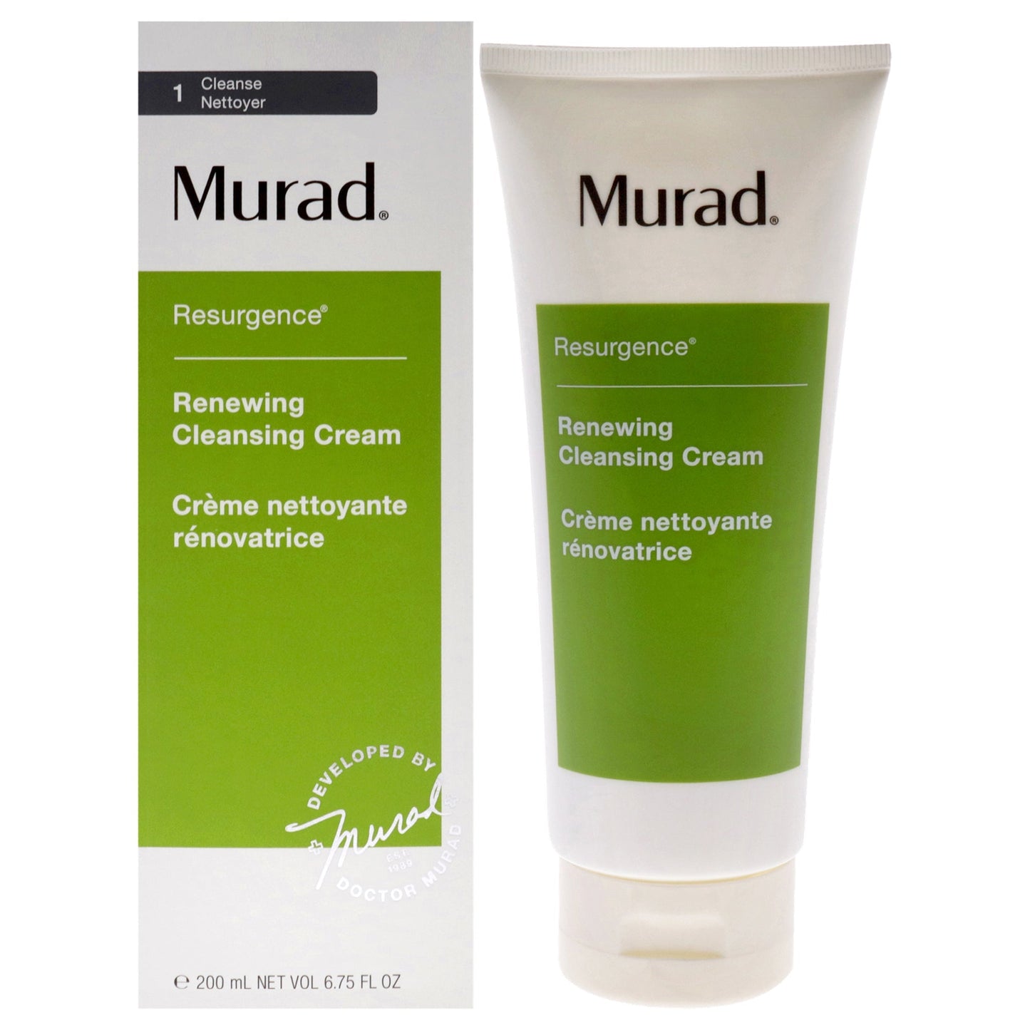 Renewing Cleansing Cream by Murad for Unisex 6.75 oz Cleanser
