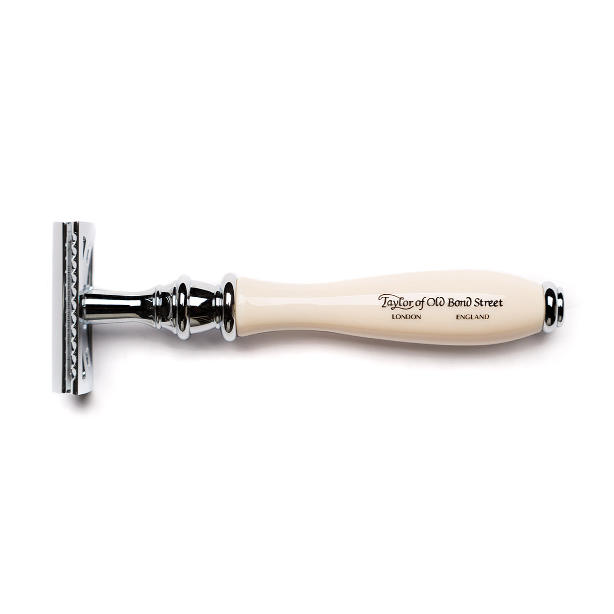 Victorian Safety Razor with Imitation Ivory Handle