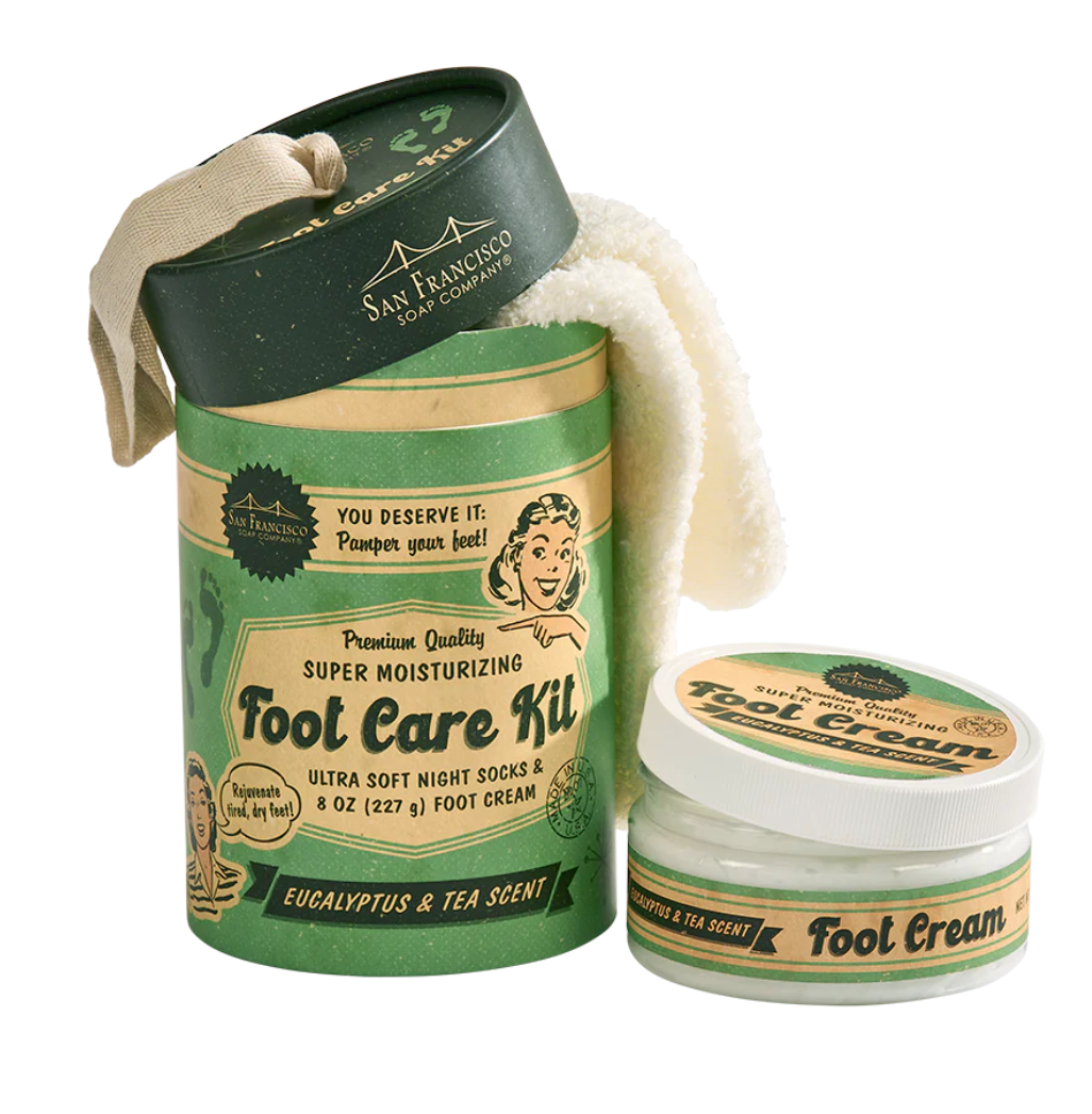 Foot Care Kit- Retro - ( Eucalyptus & Tea )