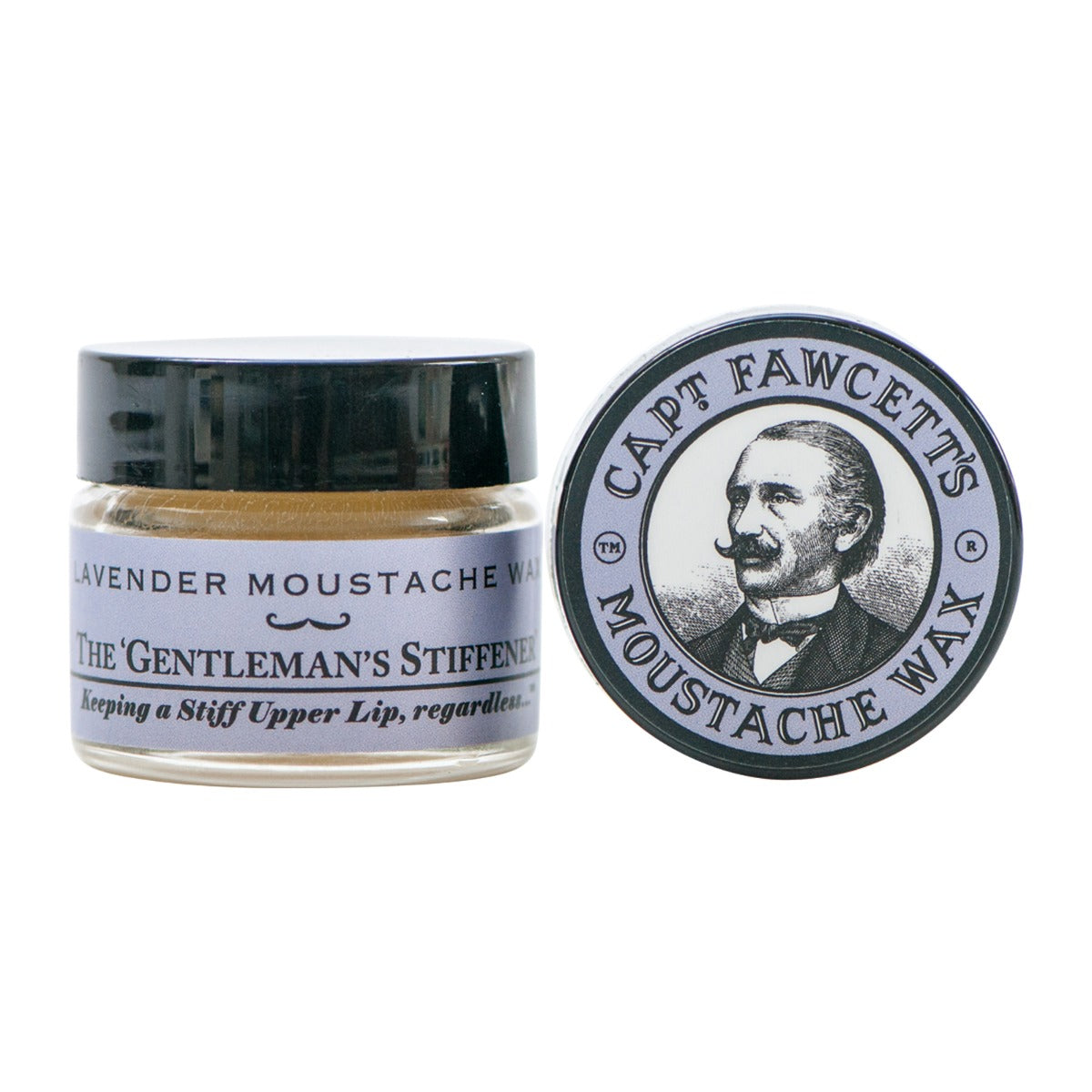 Captain Fawcett's Lavender Moustache Wax, 15ml