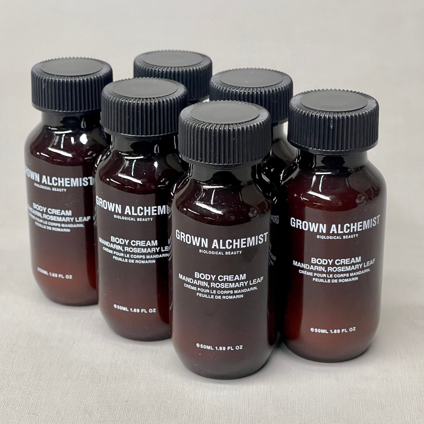 GROWN ALCHEMIST 6-PACK! Body Cream Mandarin Rosemary Leaf 1.69 fl oz (New)