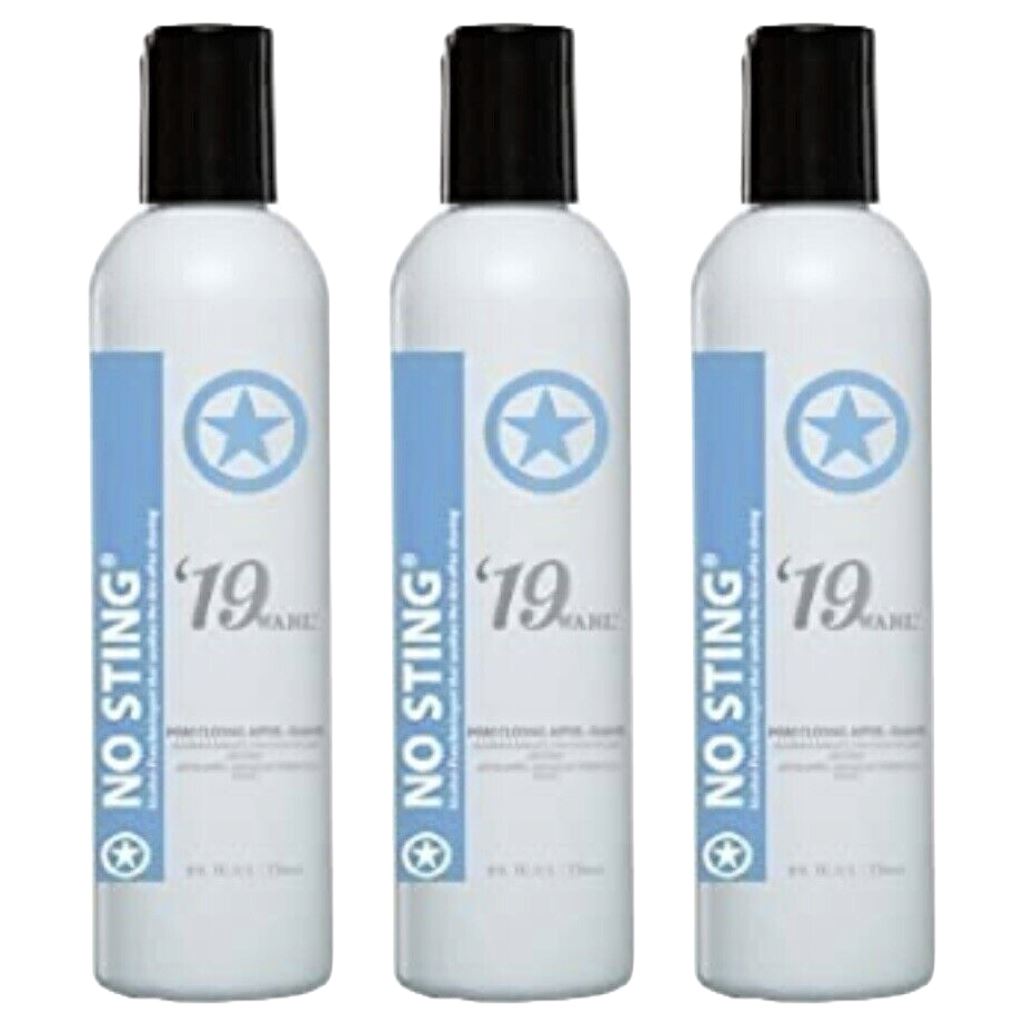 WAHL ‘19 NO STING Pore Closing After-Shave 8 oz (3 Pcs)