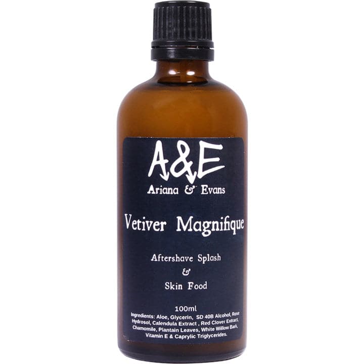 Vetiver Magnifique Aftershave Splash & Skin Food -  by Ariana & Evans