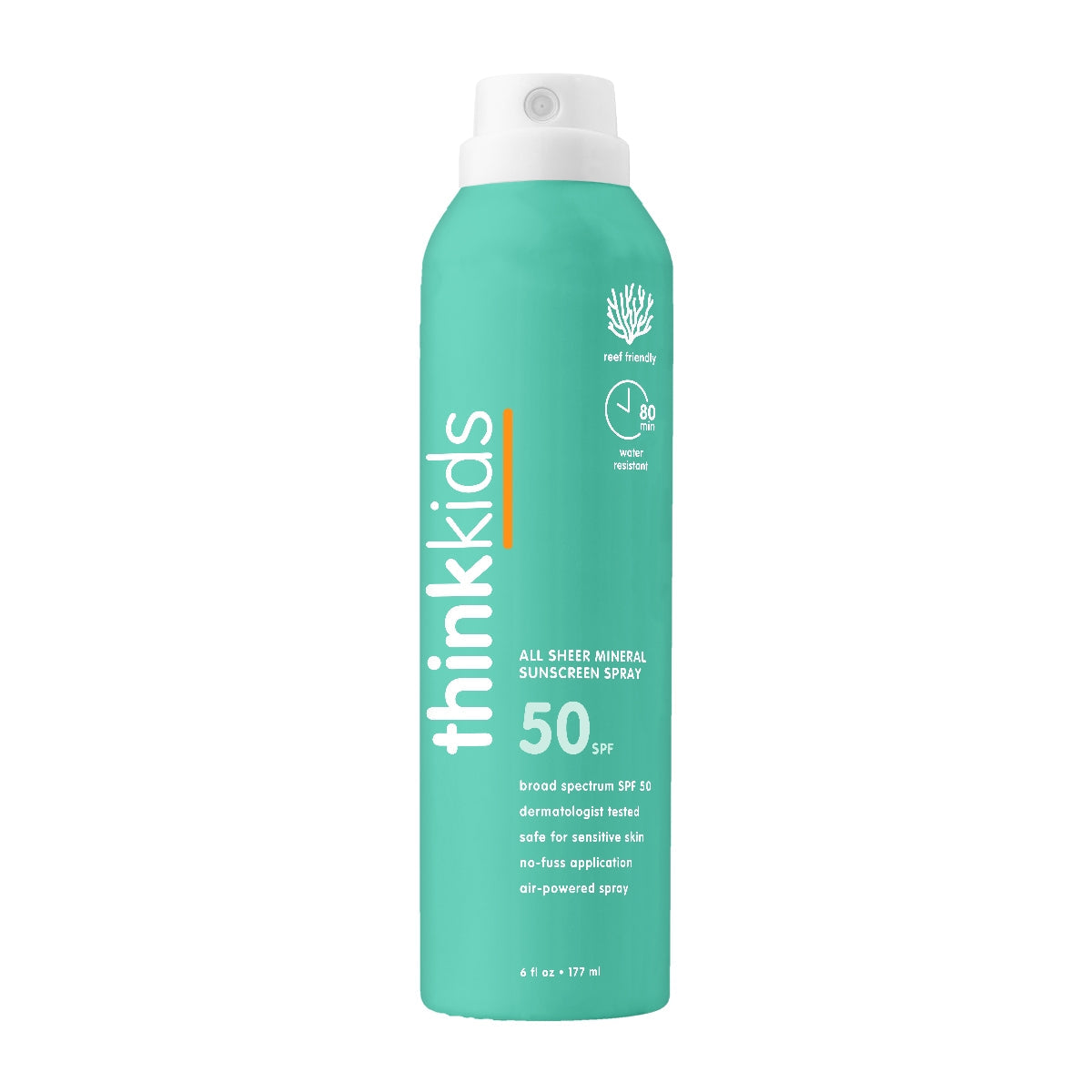 Thinksport Kids SPF50 Mineral Sunscreen Spray