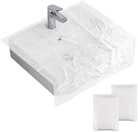 Beard Hair Catcher for Sink, Beard Bib Pack of 40, Disposable Beard Beard Catcher for Shaving, Sink Cover for Shaving & Trimming Clear, Stop Worrying About Cleaning