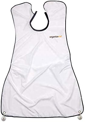 OrganizeME Beard Apron Hair Clippings Catcher Bib Shaving and Grooming Cape Sheet Perfect for Men Husband Adult