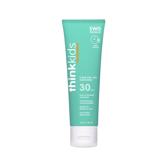 Thinksport Kids Clear Zinc Sunscreen | 3 oz