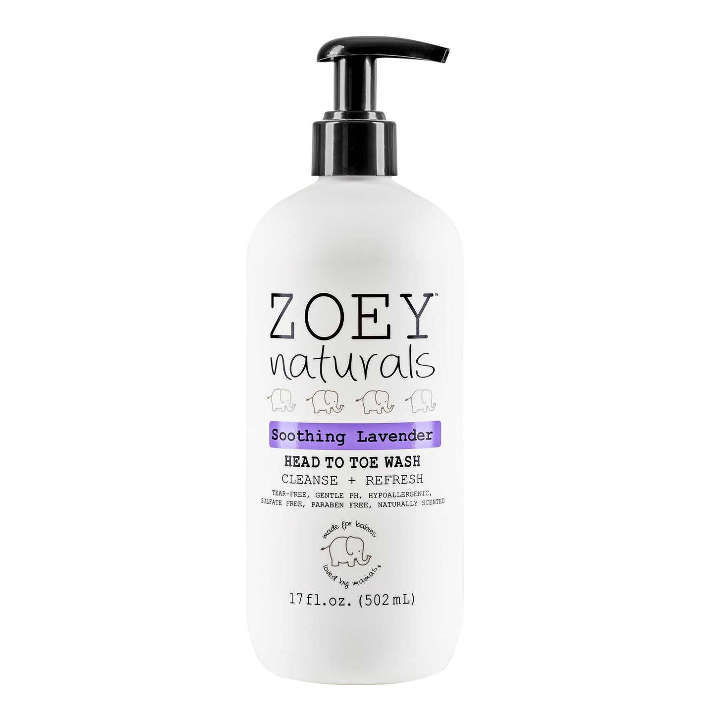 Zoey Naturals Head-To-Toe Wash | Soothing Lavender