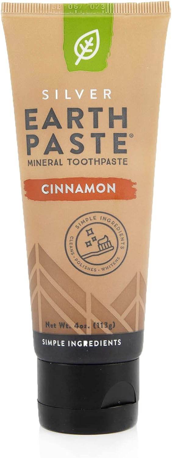 Redmond Earthpaste with Silver - Natural Non-Fluoride Toothpaste, 4 Ounce Tube (Peppermint) - Premium toothpaste from Concordia Style Boutique - Just $16.23! Shop now at Concordia Style Boutique