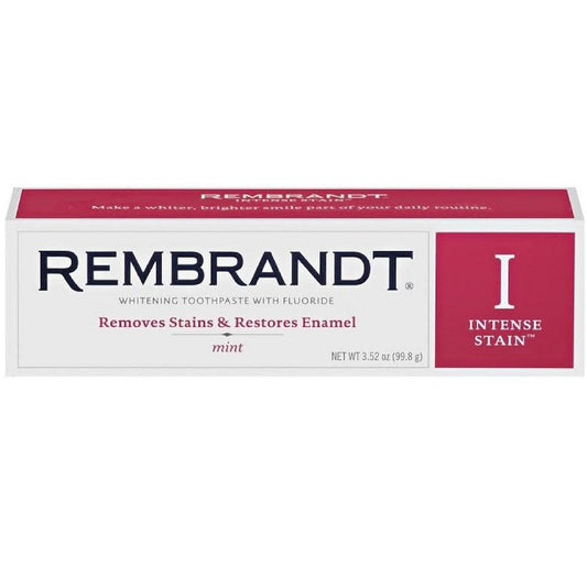 Rembrandt Intense Stain Toothpaste, Mint, 3 Ounce