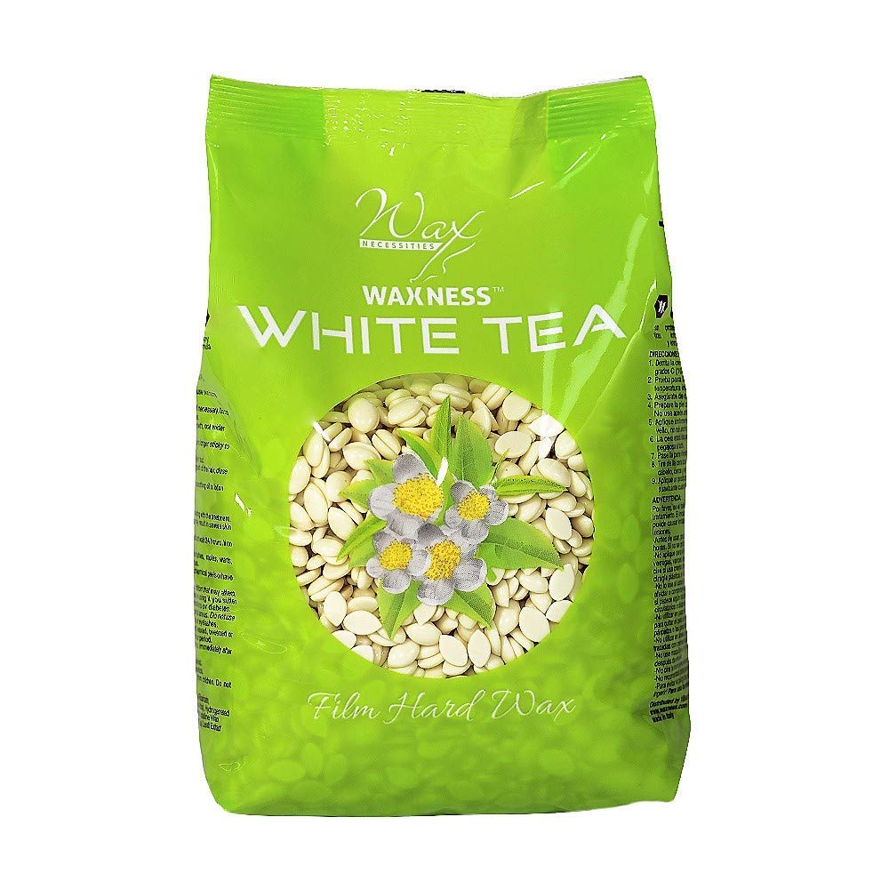 Waxness Hard Wax Beads White Tea Cream 1.1 Pound