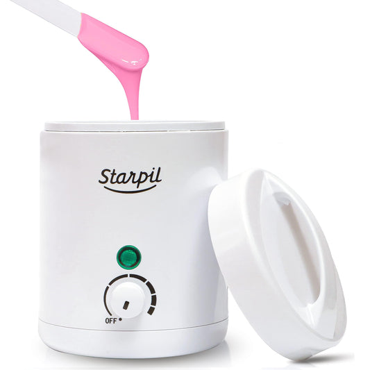 Starpil Wax Machine - Mini Wax Warmer for Hair Removal 4oz / 125g – Best for Hard Wax Beads – Use for Hair Removal – Adjustable Temperature Wax Pot for Facial Hair