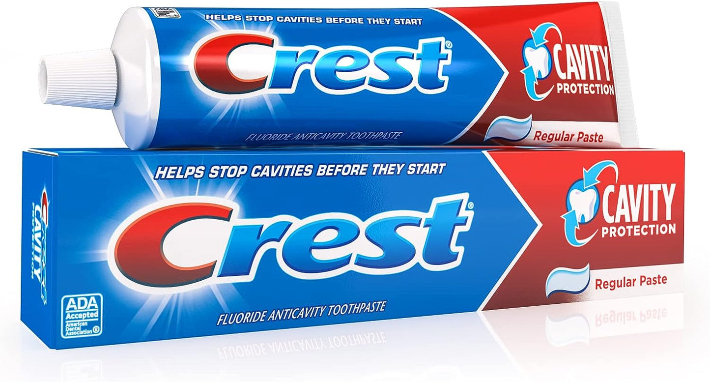 Crest Cavity Protection Toothpaste, Regular, 8.2 Oz (Pack of 6)