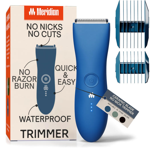 MERIDIAN Original Bikini Trimmer for Women, Body Hair Trimmer for Women, Pubic Hair Trimmer for Women, Body Shaver Women, Body Trimmer for Women & Men, Body Groomer for Women & Men, Original Ocean
