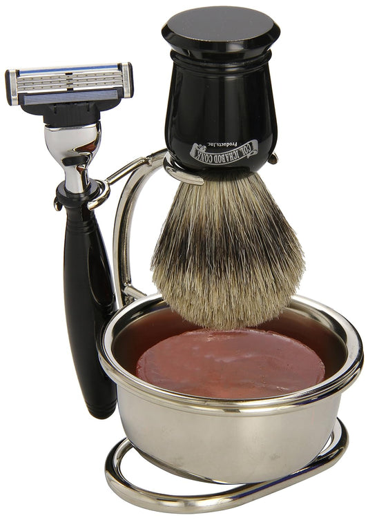 Colonel Ichabod Conk 4 Piece Shave Set