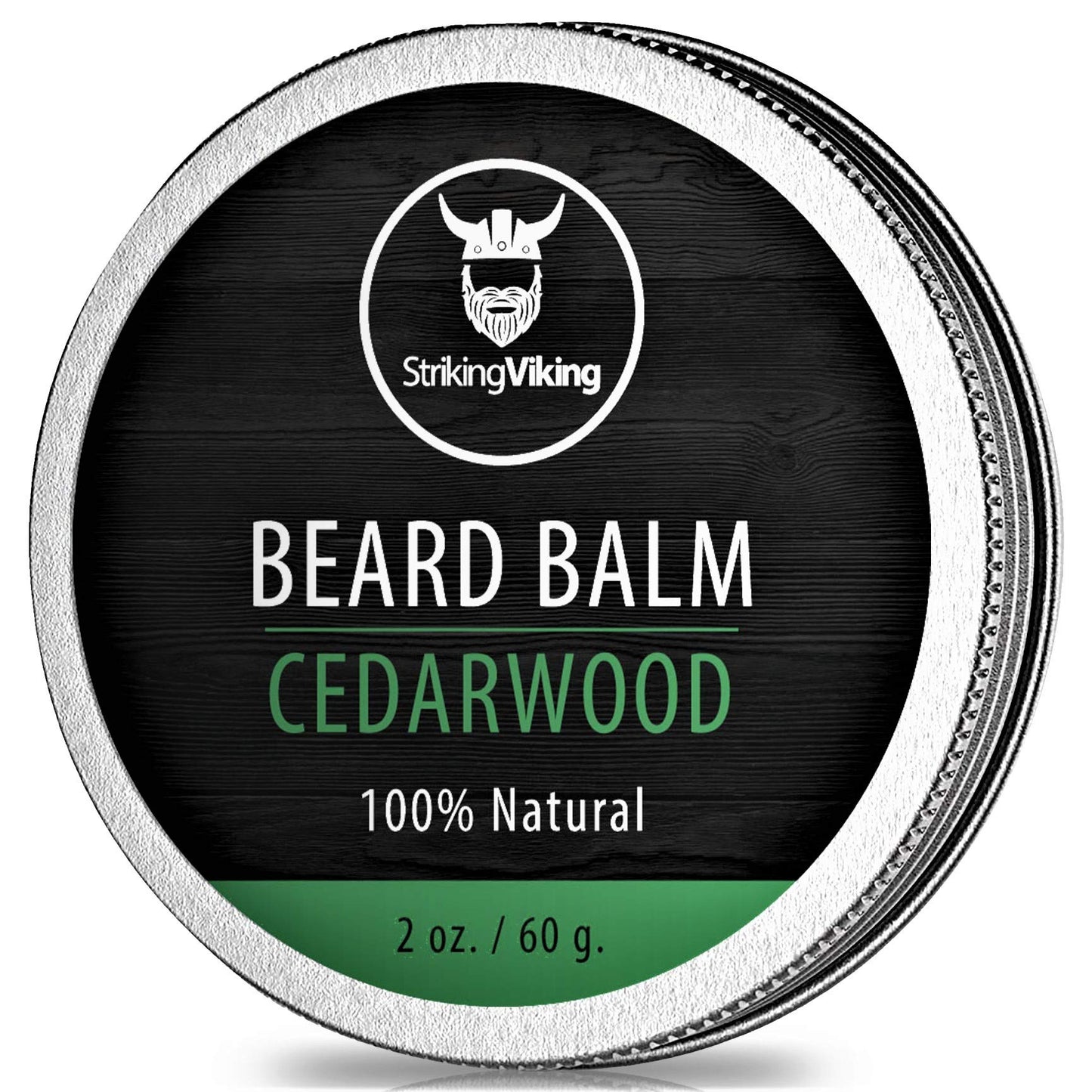 Beard Balm for Men - Leave in Beard Conditioner - Scented Beard Styling Balm Made with Naturally Derived Beard Butter, Argan & Jojoba Beard Oils Styles, Strengthens & Softens Beards (Cedar Scent,2 Oz)
