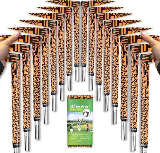 ALIEN PROS Golf Grip Wrapping Tapes - Innovative Golf Club Grip Solution - Enjoy a Fresh New Grip Feel in Less Than 1 Minute