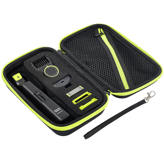 ProCase Hard Carrying Case for Philips Norelco OneBlade 360 Pro Hybrid Electric Trimmer, QP6530/70 QP6531/70 QP6550 QP2724 QP2834, Travel Storage Bag for Men Razor Shaver Guard Replacement Blades