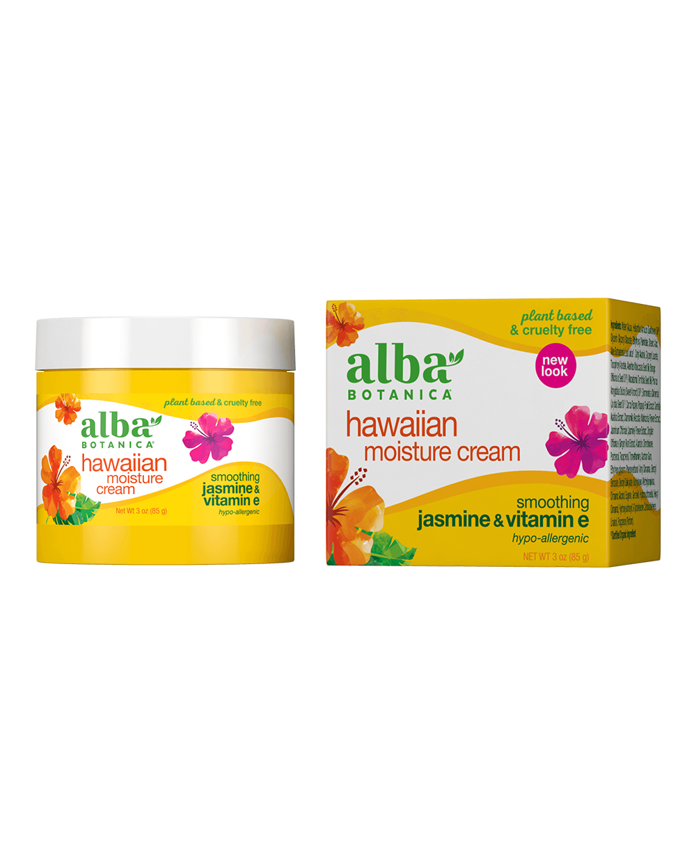 Alba Botanica Hawaiian Moisture Cream, Jasmine & E