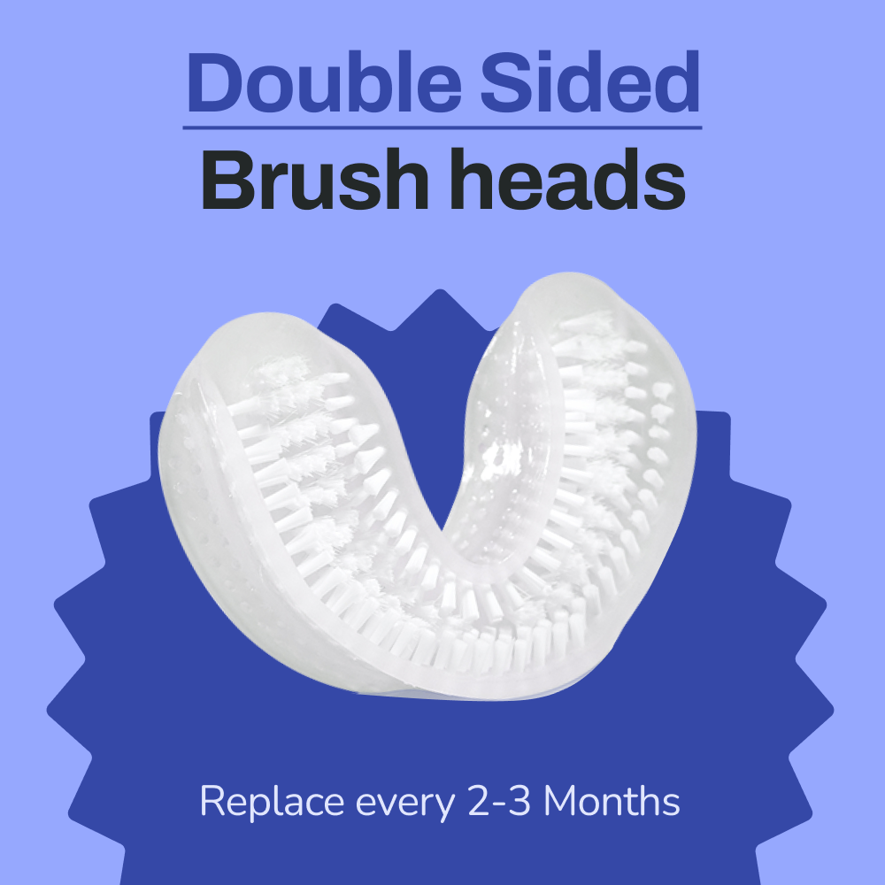 autobrush®: Double-sided Nylon Brush Head - 3 Pack
