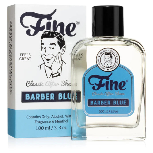 Barber Blue Aftershave Splash (100ml) - by Fine Accoutrements