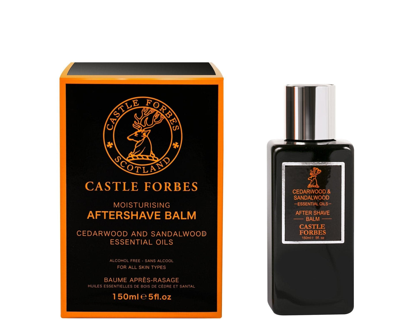 Castle Forbes Cedarwood & Sandalwood Essential Oil Aftershave Balm (5oz)