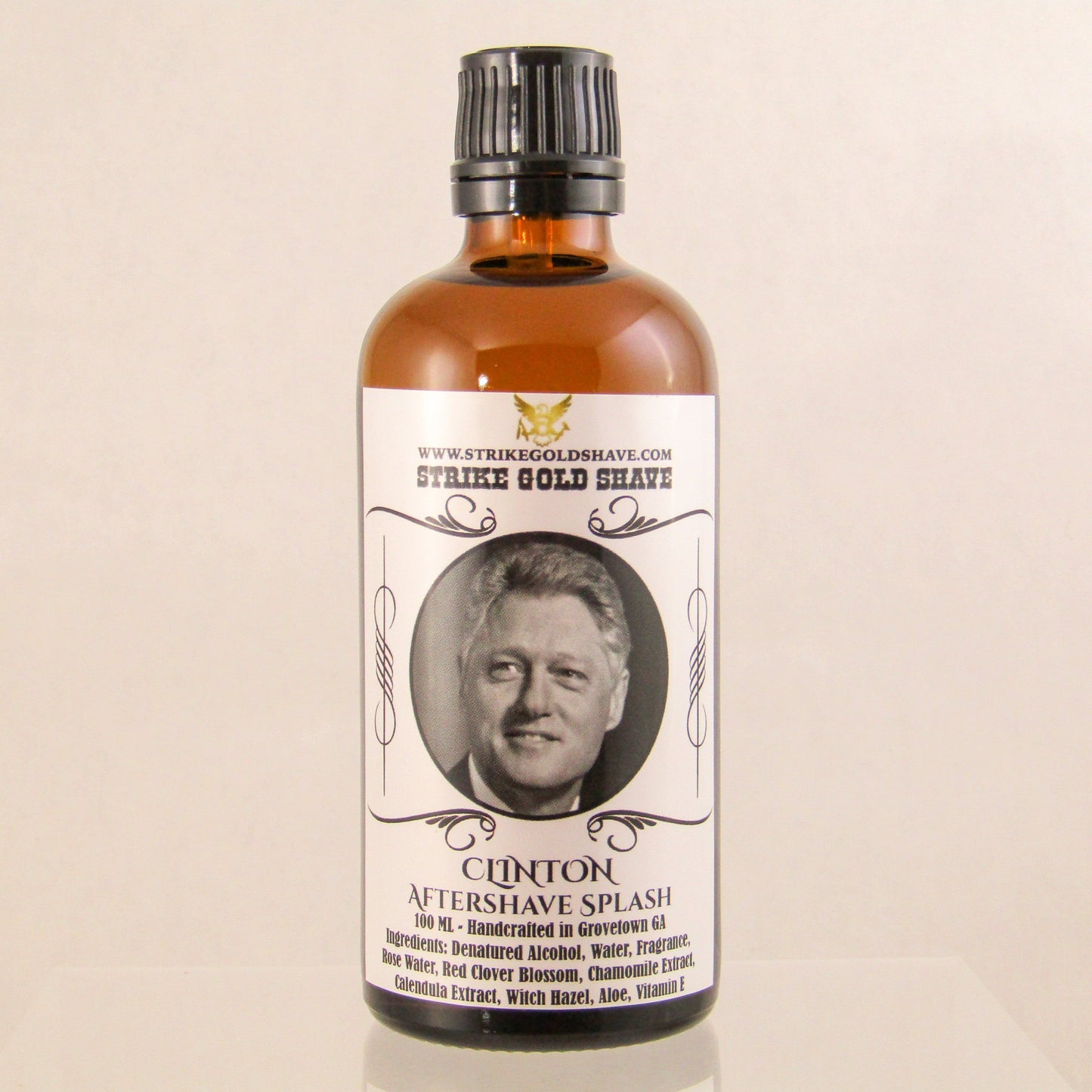 Clinton Aftershave Splash - by Strike Gold Shave