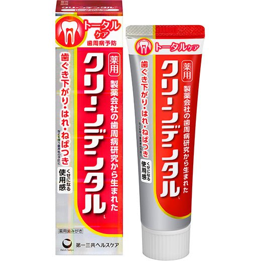 DAIICHI SANKYO Clean Dental L Medicated Tooth Paste #Red Total Care 100g