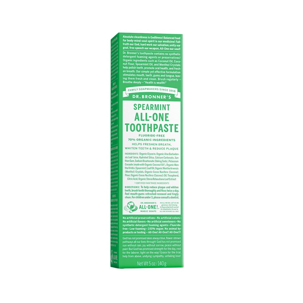 Dr. Bronner's Toothpaste (All-One) Spearmint 140g