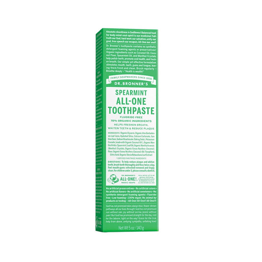 Dr. Bronner's Toothpaste (All-One) Spearmint 140g