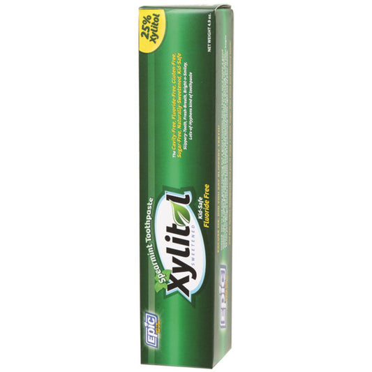 EPIC XylitolSpearmint Toothpaste 4.9oz Non-Fluoride