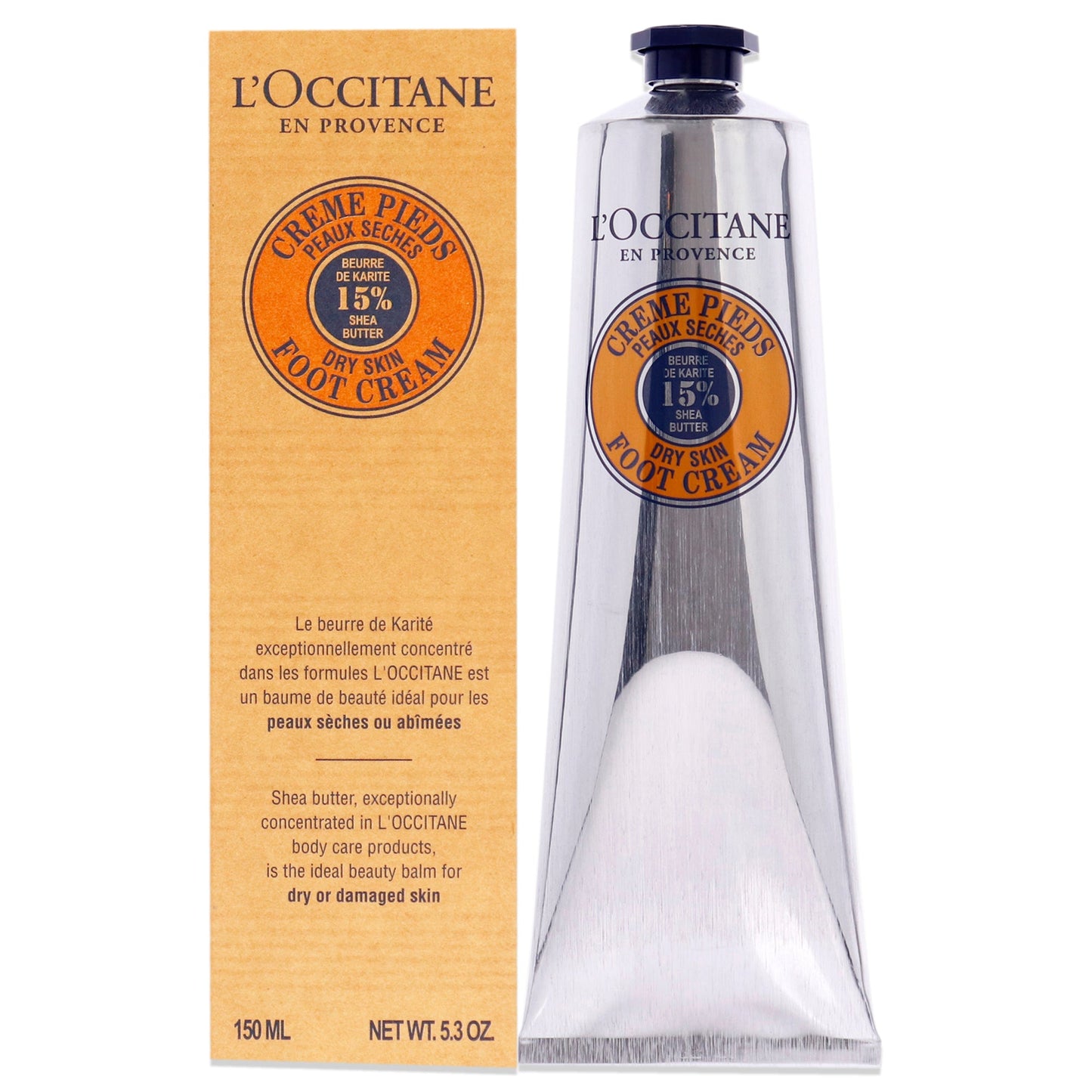 Shea Butter Foot Cream - Dry Skin by Loccitane for Unisex 5.2 oz Foot Cream