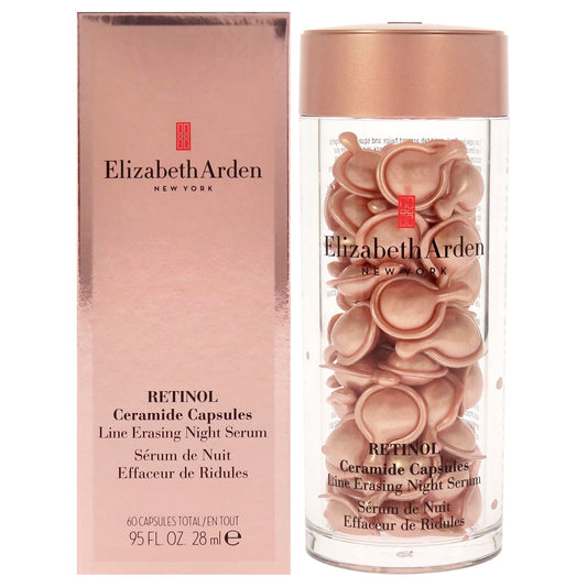 Ceramide Capsules Line Erasing Night Serum by Elizabeth Arden for Women - 60 Count Capsules