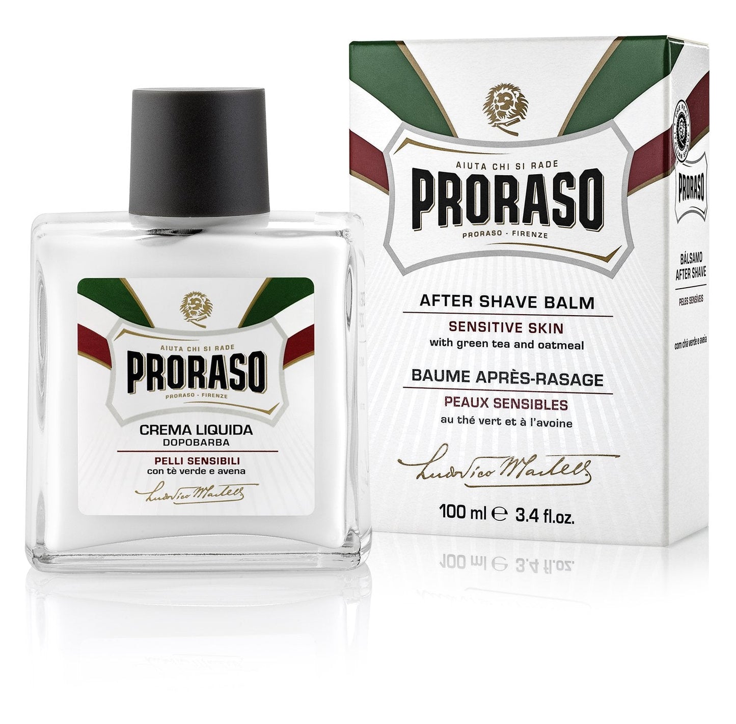 Proraso After Shave Balm Sensitive Green Tea, Oatmeal & Vitamin E