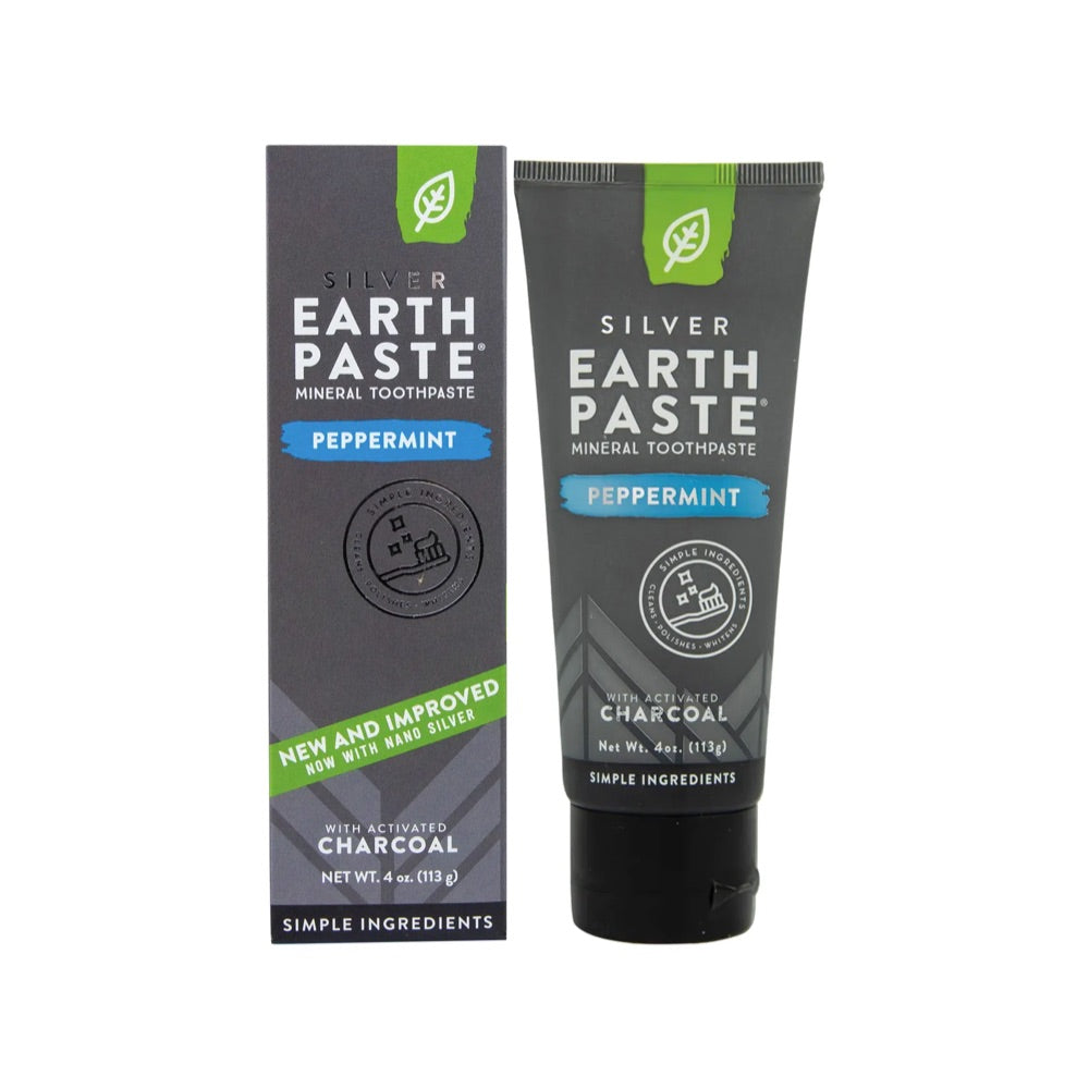 REDMOND Earthpaste Toothpaste with Silver Peppermint & Charcoal 113g