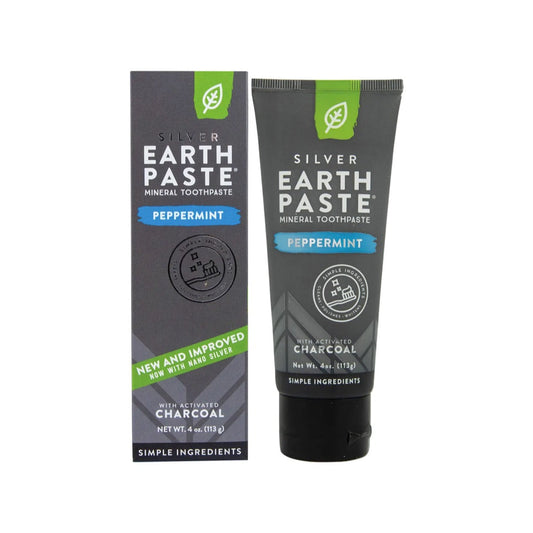 REDMOND Earthpaste Toothpaste with Silver Peppermint & Charcoal 113g