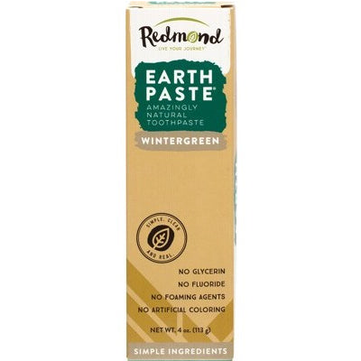 REDMOND EARTHPASTE Toothpaste Wintergreen with Silver