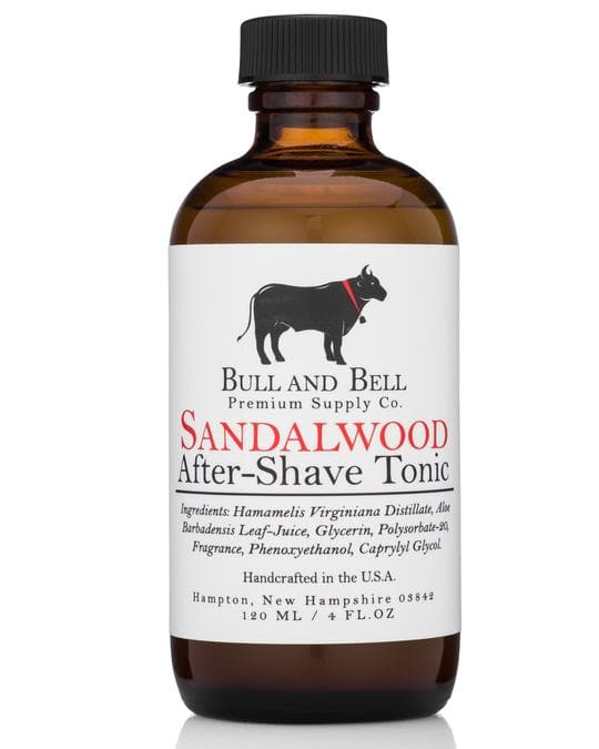 Sandalwood Aftershave Tonic - by Bull and Bell Premium Supply Co.