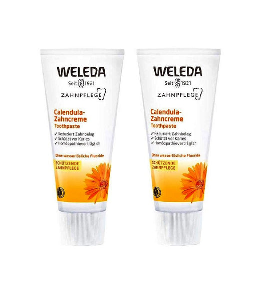2xPack Weleda Calendula Toothpaste - 150 ml