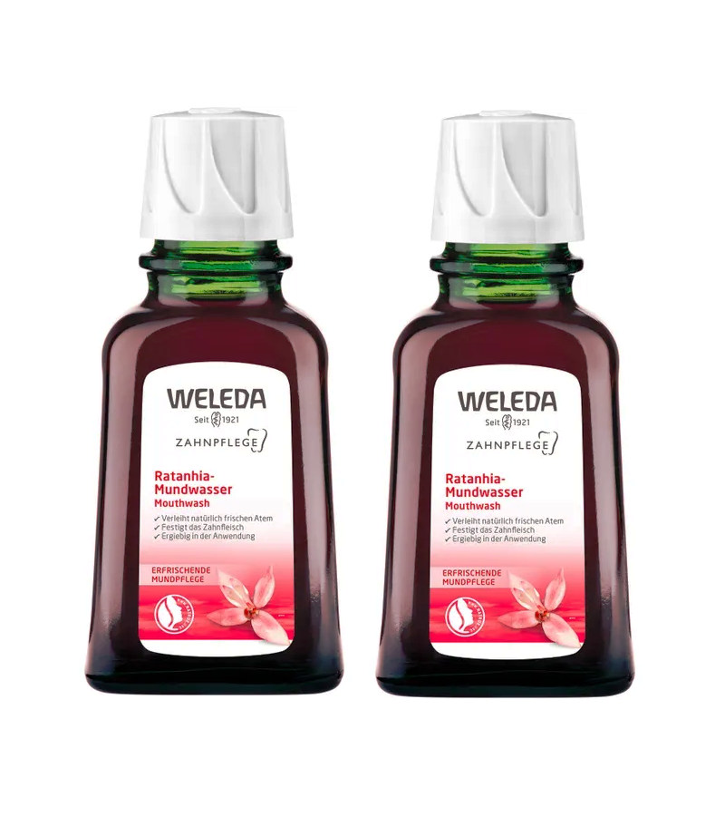 2xPack Weleda Ratanhia Mouthwash - 100 ml
