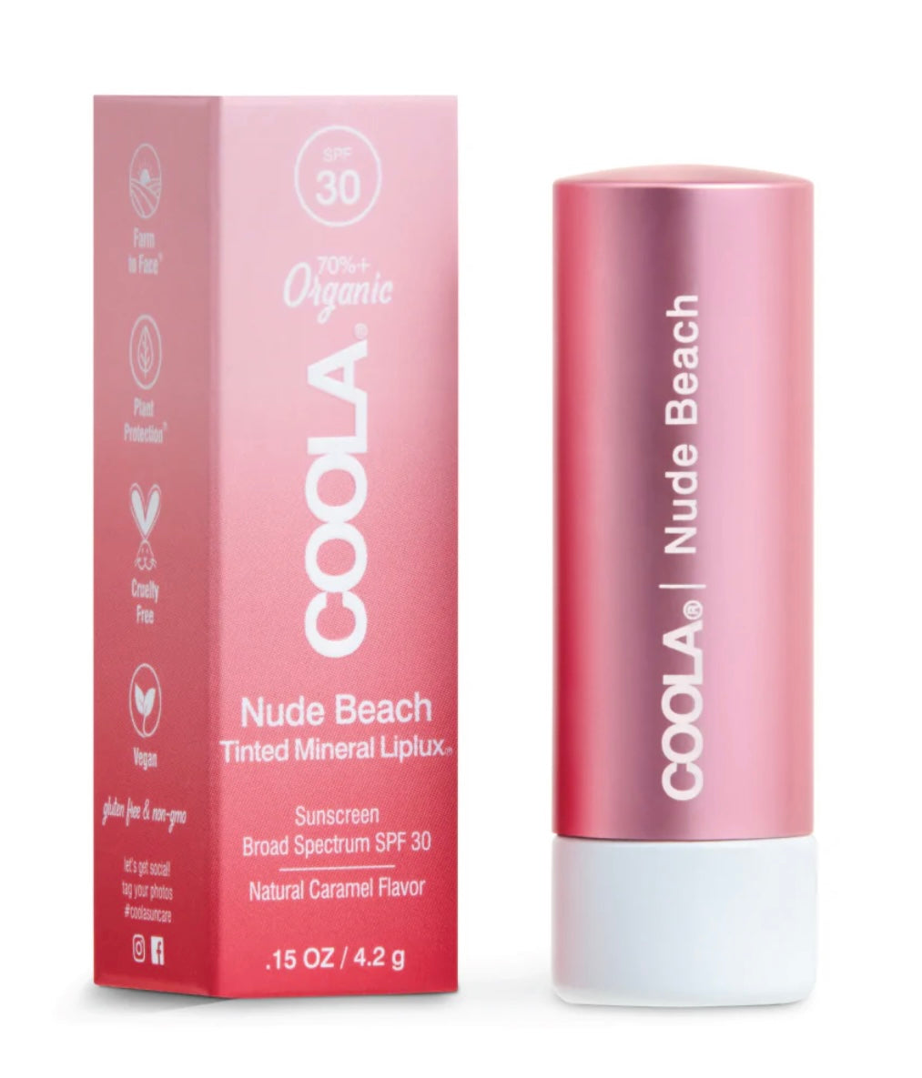 Mineral Liplux Organic TINTED Lip Balm Sunscreen SPF 30